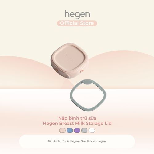 Nắp bình trữ sữa Hegen, Pink