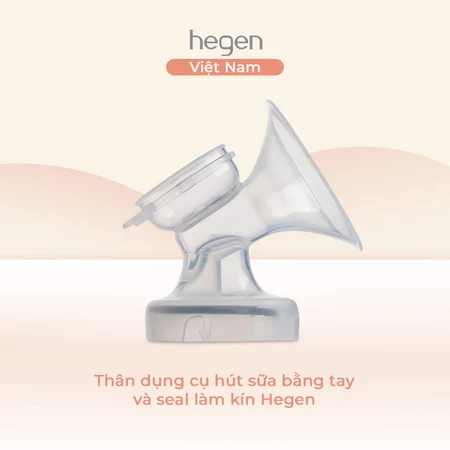 Thân dụng cụ hút sữa bằng tay và Seal làm kín Hegen