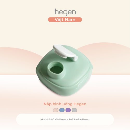 Nắp bình uống Hegen và Seal làm kín, Green