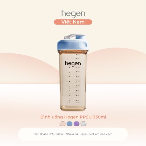 Bình uống Hegen PPSU 330ml, Blue