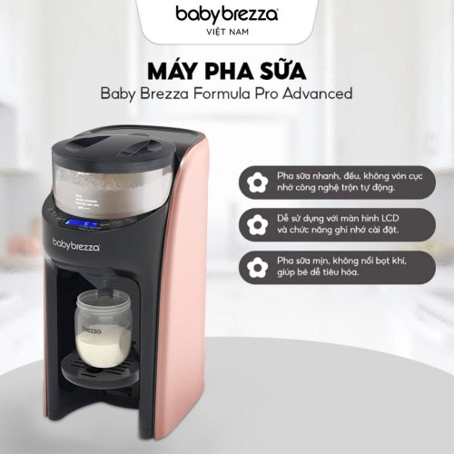 Máy pha sữa Baby Brezza Formula Pro Advanced, Rose Gold / Black