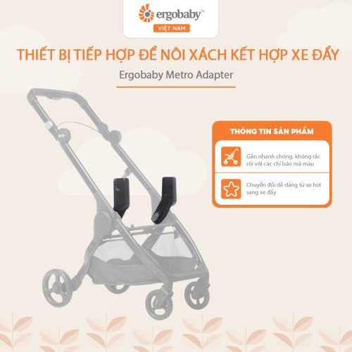 Nôi xách kết hợp xe đẩy Ergobaby Metro Adaper