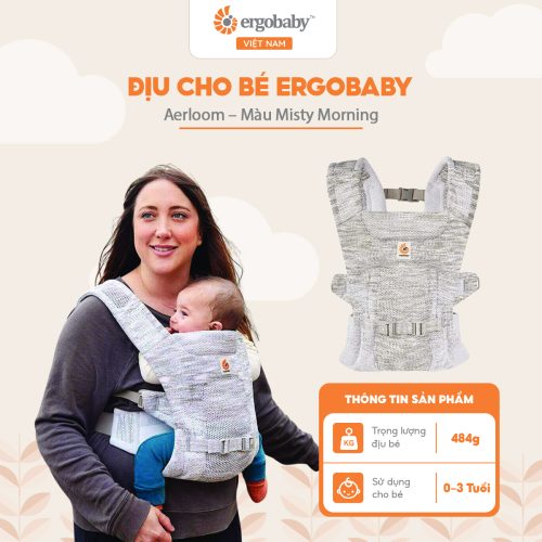 Địu cho bé Ergobaby Aerloom - Misty Morning