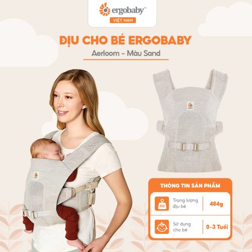 Địu cho bé Ergobaby Aerloom - Sand