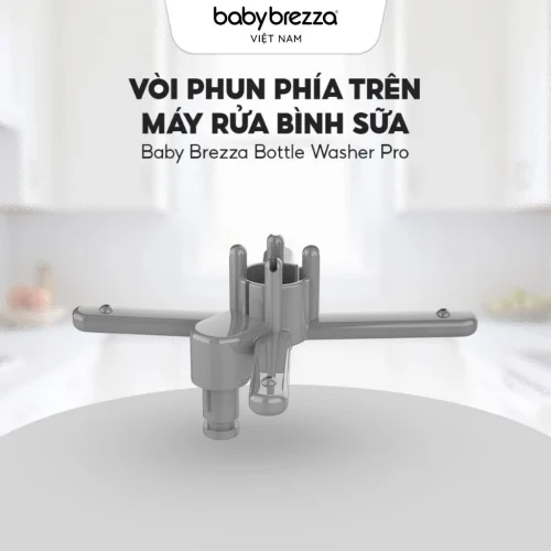 Vòi phun phía trên máy rửa bình sữa Baby Brezza Bottle Washer Pro