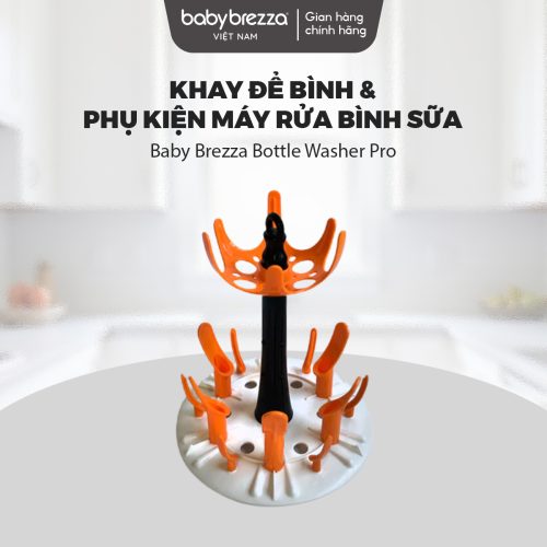 Khay để bình và phụ kiện máy rửa bình sữa Baby Brezza Bottle Washer Pro