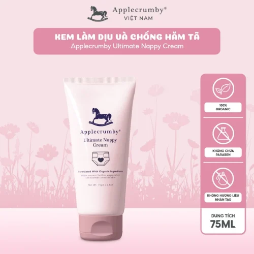Kem làm dịu và chống hăm tã Applecrumby Ultimate Nappy Cream