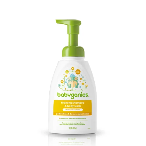 Sữa tắm gội Ogarnic hoa cúc Babyganics Body Wash Chamomile Verbena, 473ml