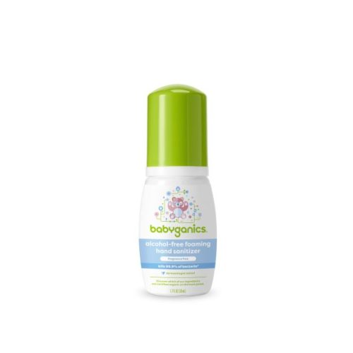 Nước rửa tay khô Organic không mùi Babyganics Hand Sanitizer Fragrance Free, 50ml