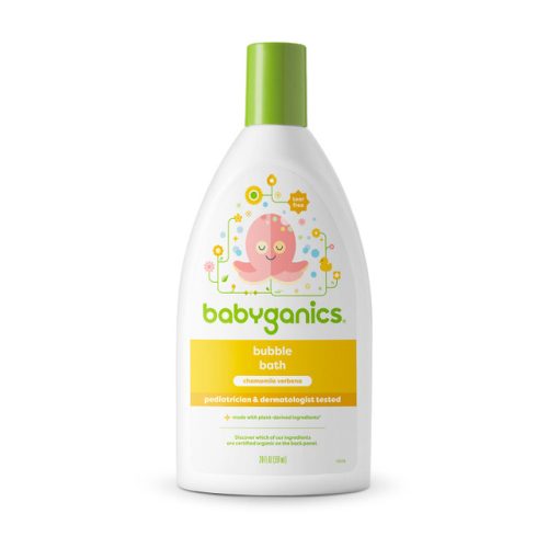 Sữa tắm gội Organic hoa cúc tạo bọt Babyganics Bubble Bath Chamomile Verbena, 591ml