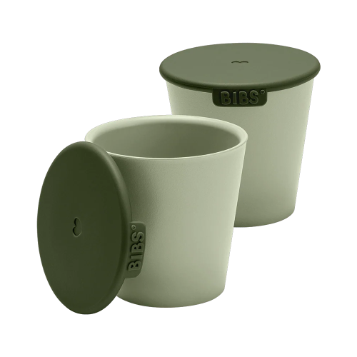 Bộ 2 cốc BIBS Cup Set, Sage