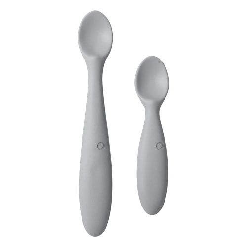 Bộ 2 muỗng ăn dặm BIBS Spoon Set, Cloud