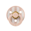 Ty ngậm Núm tròn cao su tự nhiên BIBS Studio Pacifier Colour Block Latex Size 1 (0-6 tháng), Blush/Ivory