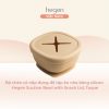 Bộ chén có nắp đựng đồ tập ăn nhẹ bằng silicon Hegen Suction Bowl with Snack Lid, Taupe