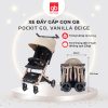 Xe đẩy gấp gọn GB Pockit Go, Vanilla Beige