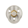 Ty ngậm Núm tròn cao su tự nhiên BIBS Studio Pacifier Colour Block Latex Size 2 (trên 6 tháng), Sand/Ivory