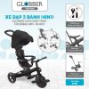 Xe đạp 3 bánh Globber Explorer Trike 4 in 1 từ 10 tháng - 5 tuổi, Black