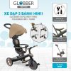 Xe đạp 3 bánh Globber Explorer Trike 4 in 1 từ 10 tháng - 5 tuổi, Sand