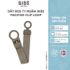 Dây đeo ty ngậm BIBS Pacifier Clip Loop, Dark Oak