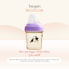 Bình sữa Hegen PPSU 150ml núm ti size S từ 1 - 3 tháng, Purple - Hornbill
