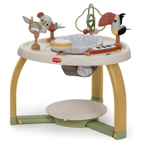 Ghế đa năng cho bé tập đi, tập đứng, nhún và bàn chơi Tiny Love Stationary Activity Center, Boho Chic